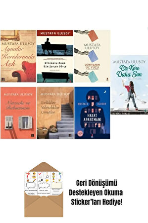 Mustafa Ulusoy 7 Kitap Set + Okuma Sticker'ları
