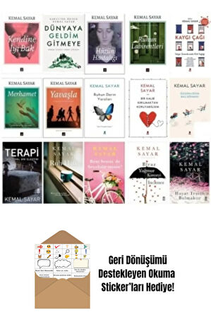 Kemal Sayar / 15 Kitap Set + Okuma Sticker'ları