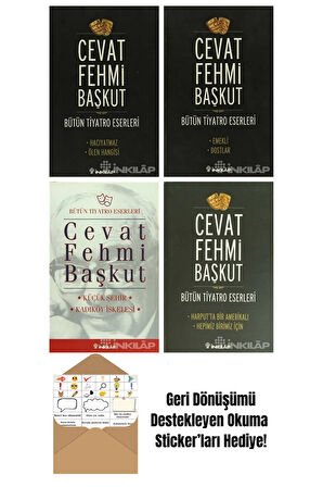 Cevat Fehmi Başkut 4 Kitap Seti + Okuma Sticker'ları