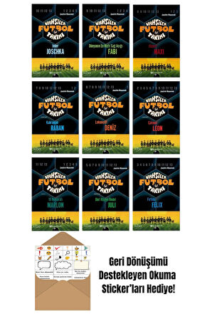 Joachim Masannek 9 Kitap Seti + Okuma Sticker'ları