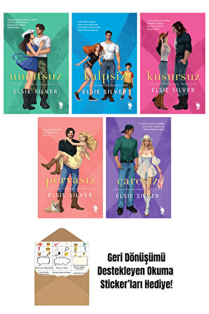 Elsie Silver 5 Kitap Seti + Okuma Sticker'ları
