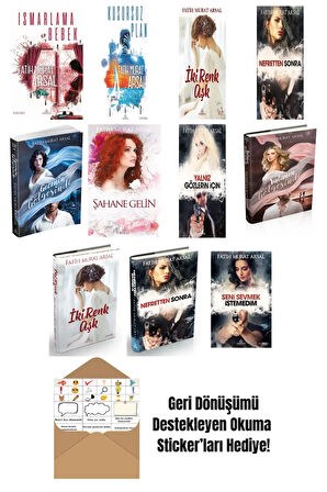 Fatih Murat Arsal 11 Kitap Seti + Okuma Sticker'ları