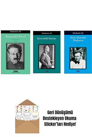 Kuyucaklı Yusuf - Içimizdeki Şeytan - Kürk Mantolu Madonna + Okuma Sticker'ları