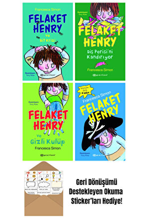 Francesca Simon 4 Kitap Seti + Okuma Sticker'ları
