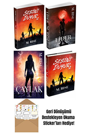 M. Rise 4 Kitap Seti + Okuma Sticker'ları