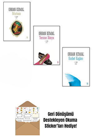 Orhan Kemal 3 Kitap Set + Okuma Sticker'ları