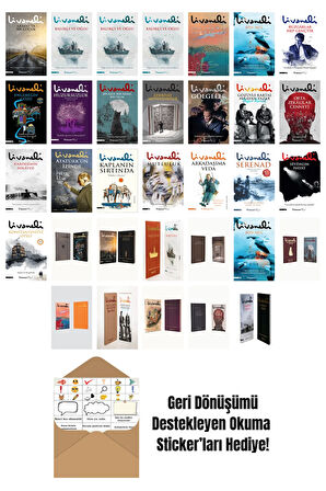 Zülfü Livaneli 33 Kitap Seti + Okuma Sticker'ları