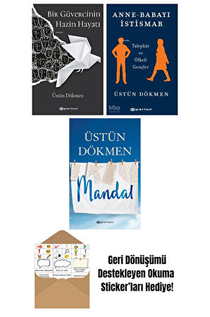 Üstün Dökmen 3 Kitap Seti + Okuma Sticker'ları