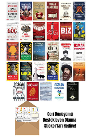 Osman Pamukoğlu 29 Kitap Seti + Okuma Sticker'ları