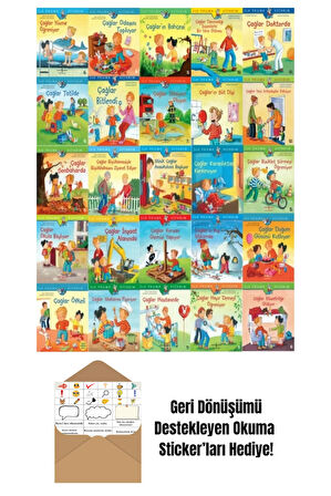 Çağlar Serisi 25 Kitap Set + Okuma Sticker'ları
