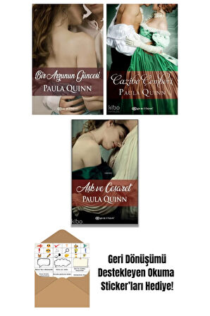 Paula Quinn 3 Kitap Seti + Okuma Sticker'ları