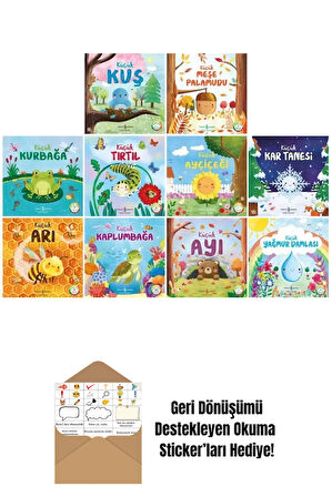 Doğanın Eşsiz Hikayeleri 10 Kitap Set + Okuma Sticker'ları