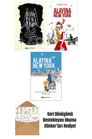 Emine Can 3 Kitap Seti + Okuma Sticker'ları