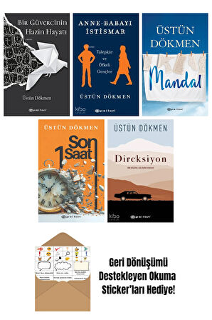 Üstün Dökmen 5 Kitap Seti + Okuma Sticker'ları