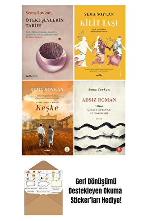 Sema Soykan 4 Kitap Set + Okuma Sticker'ları