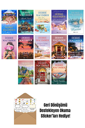 Debbie Macomber 13 Kitap Seti + Okuma Sticker'ları