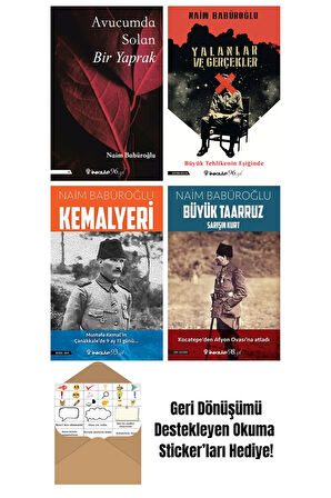 Naim Babüroğlu 4 Kitap Seti + Okuma Sticker'ları