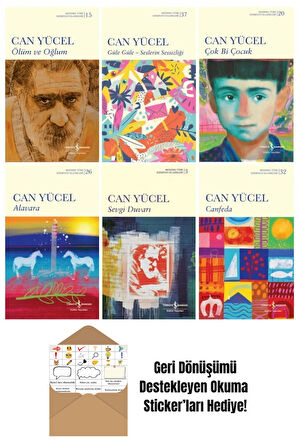 Can Yücel 6 Kitap Şiir Seti + Okuma Sticker'ları