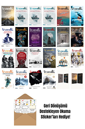 Zülfü Livaneli 24 Kitap Seti + Okuma Sticker'ları
