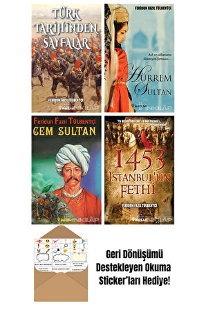 Feridun Fazıl Tülbentçi 4 Kitap Seti + Okuma Sticker'ları