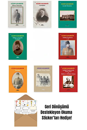İstiklal Harbimiz - İttihat ve Terakki Cemiyeti 8 Kitap + Okuma Sticker'ları
