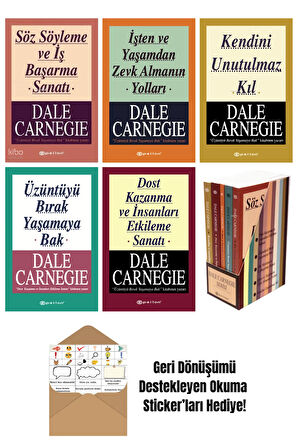 Dale Carnegie 6 Kitap Seti + Okuma Sticker'ları