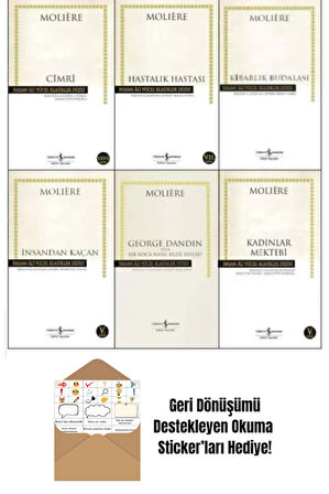 Moliere 6 Kitap Set + Okuma Sticker'ları