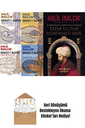 Halil Inalcık 5 Kitap Set + Okuma Sticker'ları