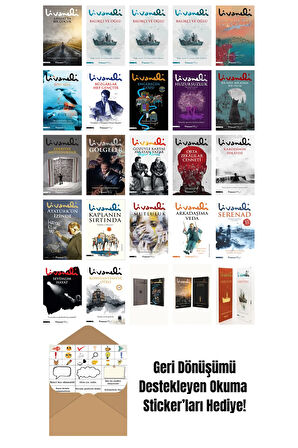 Zülfü Livaneli 25 Kitap Seti + Okuma Sticker'ları