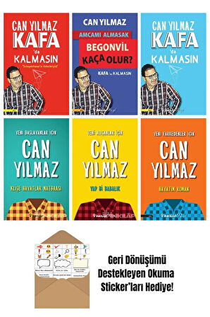 Can Yılmaz 6 Kitap Seti + Okuma Sticker'ları