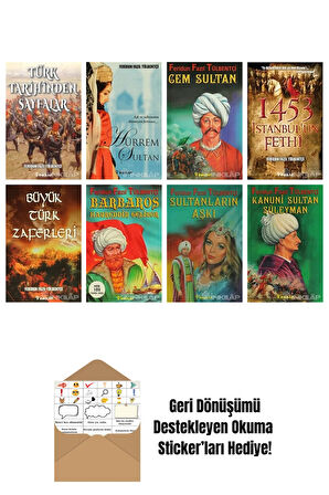 Feridun Fazıl Tülbentçi 8 Kitap Seti + Okuma Sticker'ları