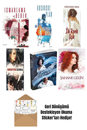 Fatih Murat Arsal 6 Kitap Seti + Okuma Sticker'ları