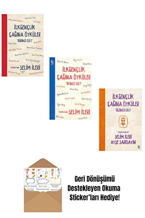 İlk Gençlik Çağına Öyküler -1 -2 Ve 3. Kitap Tam Set + Okuma Sticker'ları