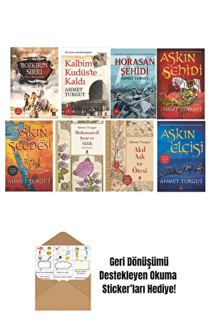 Ahmet Turgut - 8 Kitap Set + Okuma Sticker'ları