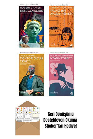 Ben, Claudius 4 Kitap Set + Okuma Sticker'ları