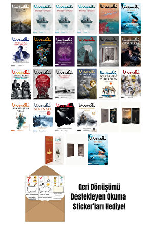 Zülfü Livaneli 27 Kitap Seti + Okuma Sticker'ları
