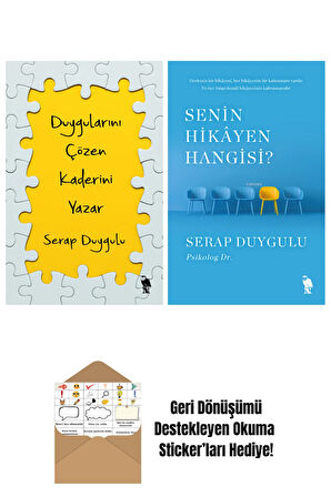 Serap Duygulu 2 Kitap Seti + Okuma Sticker'ları