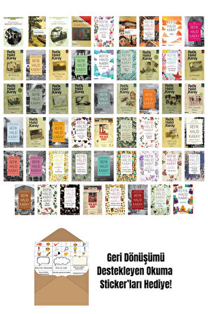 Refik Halid Karay 53 Kitap Seti + Okuma Sticker'ları