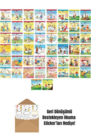Çağlar Elif İnci Seti 50 Kitap Set + Okuma Sticker'ları