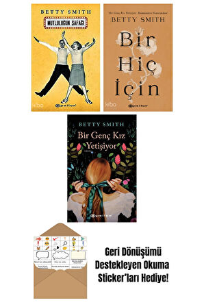Betty Smith 3 Kitap Seti + Okuma Sticker'ları