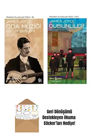 James Joyce 2 Kitap Set + Okuma Sticker'ları