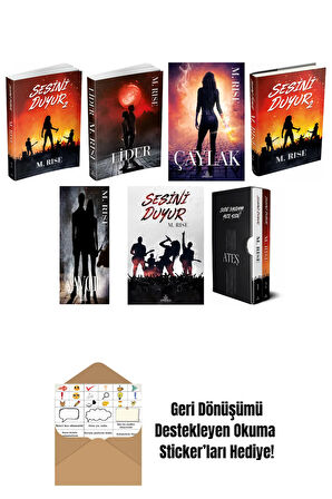 M. Rise 7 Kitap Seti + Okuma Sticker'ları