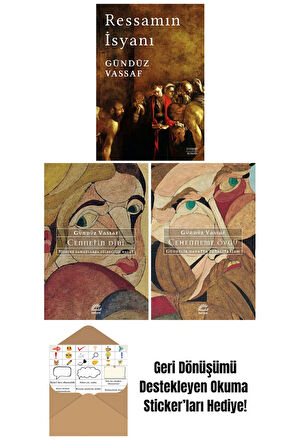 Gündüz Vassaf 3 Kitap Set + Okuma Sticker'ları