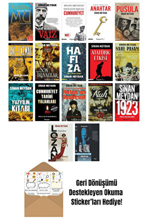Sinan Meydan 17 Kitap Seti + Okuma Sticker'ları