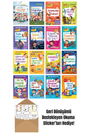 Dan Gutman 16 Kitap Seti + Okuma Sticker'ları