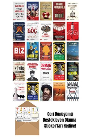 Osman Pamukoğlu 25 Kitap Seti + Okuma Sticker'ları
