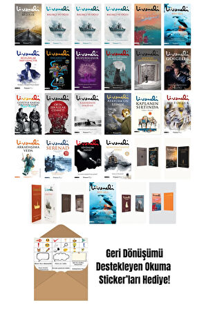 Zülfü Livaneli 29 Kitap Seti + Okuma Sticker'ları