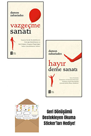 Damon Zahariades 2 Kitap Set + Okuma Sticker'ları
