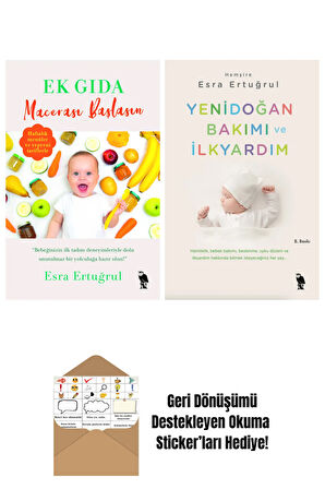 Esra Ertuğrul 2 Kitap Seti + Okuma Sticker'ları