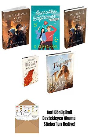 K. Kübra Berk 5 Kitap Seti + Okuma Sticker'ları